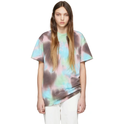 Shop Ambush Ssense Exclusive Pink 'a' Waves Tie-dye T-shirt In Sc3 Pink