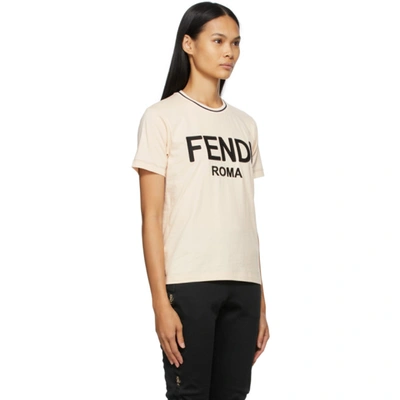 Shop Fendi Pink Jersey T-shirt In F1bw6 Pink