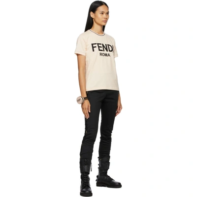 Shop Fendi Pink Jersey T-shirt In F1bw6 Pink