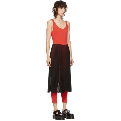 Shop Pushbutton Black & Red Ballerina Practice Dress In Black/red