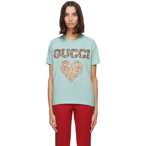 Gucci Blue Liberty London Edition Heart 