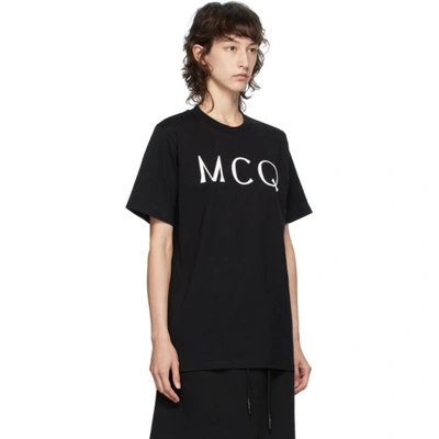 MCQ ALEXANDER MCQUEEN 黑色徽标 T 恤