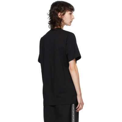 Shop Mcq By Alexander Mcqueen Black Mcq Swallow Logo T-shirt In 1000 Black