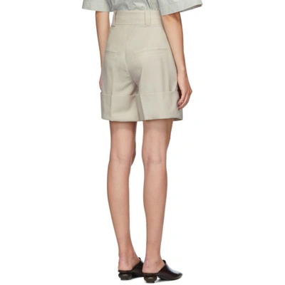 Shop Low Classic Beige Cuffed Shorts In Light Beige