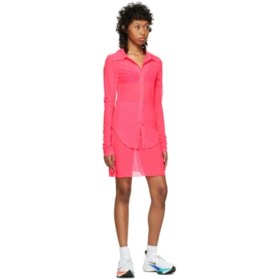 Shop Priscavera Pink A-line Briefs Skirt In Guava