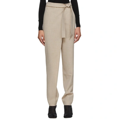 Shop Andersson Bell Beige Emma Wrap Pants