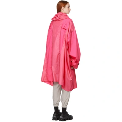 Shop Ambush Pink Oversized Poncho Coat