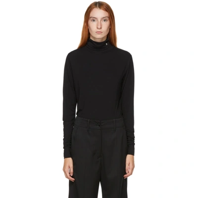 Shop Ambush Black 'a' Turtleneck