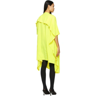 Shop Balenciaga Yellow Political Circle Dress In 7204 Flyell