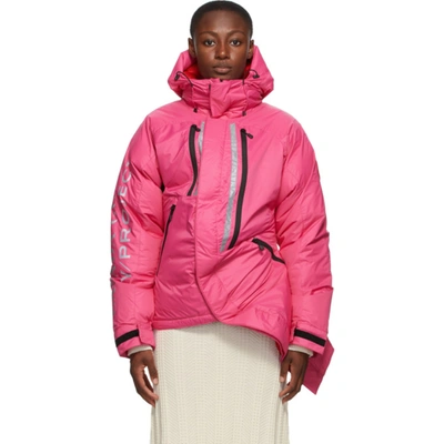 Shop Y/project Pink Canada Goose Edition Down Skreslet Jacket