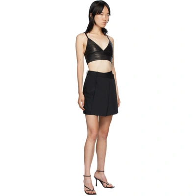 Shop Helmut Lang Black Wrap Skirt