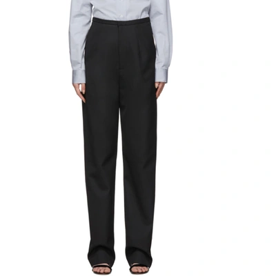 Shop Totême Toteme Black Arles Trousers In 200 Black