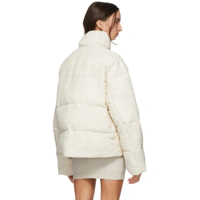 Shop Jacquemus Beige 'la Doudoune' Jacket