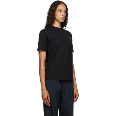 Shop Off-white Black Mini Leaf Arrows T-shirt In Black/green