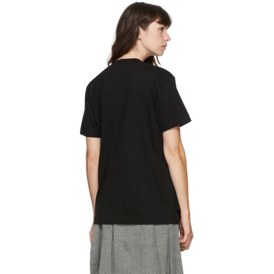 Shop Comme Des Garçons Comme Des Garçons Comme Des Garcons Comme Des Garcons Black Ruffle T-shirt In 1 Black