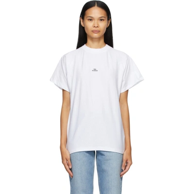 Shop Won Hundred White Brooklyn Logo T-shirt