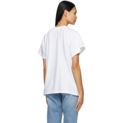 Shop Won Hundred White Brooklyn Logo T-shirt