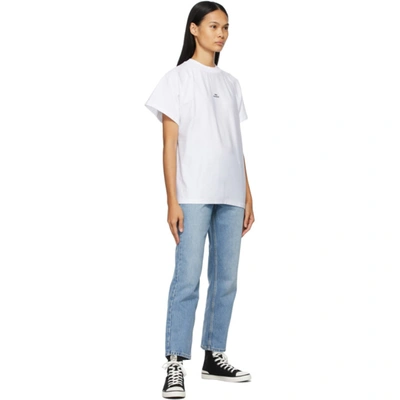 Shop Won Hundred White Brooklyn Logo T-shirt