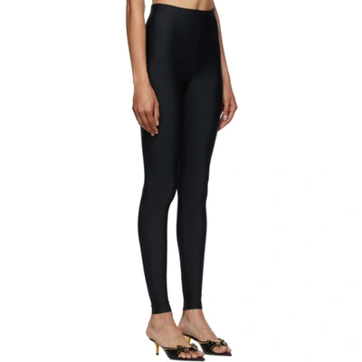 Shop Versace Ssense Exclusive Black Basic Leggings