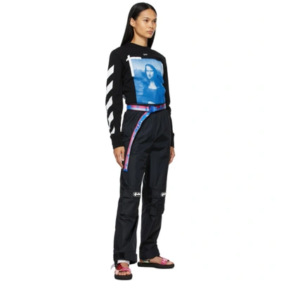 Shop Off-white Black Mona Lisa Long Sleeve T-shirt