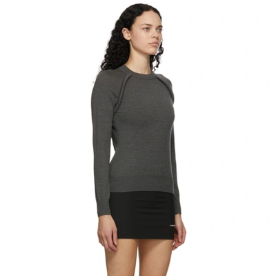 Shop Sportmax Grey Wool Abete Sweater In 002 Medgry