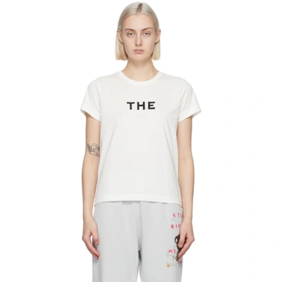 Shop Marc Jacobs White 'the' T-shirt In 100 White