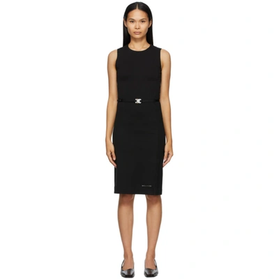 Shop Alyx Black Belted Tank Dress In Blk0001 Bla