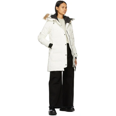 Shop Canada Goose White Down Shelburne Parka In 433 N Star