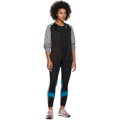 Shop Adidas X Missoni Black How We Do Leggings In Black/teal