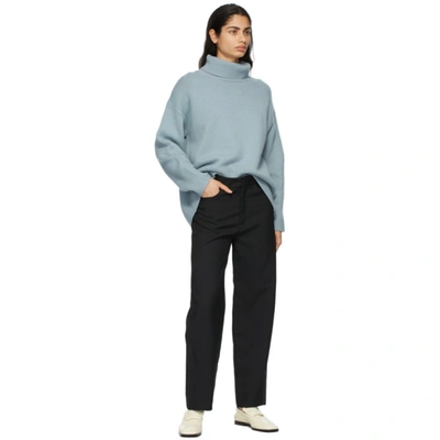 Shop Arch4 Blue Cashmere World's End Turtleneck In Cloud