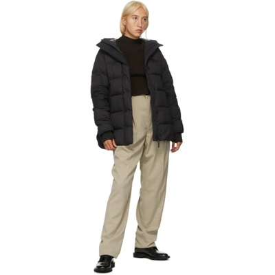 CANADA GOOSE 黑色 ALLISTON 羽绒夹克