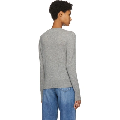 Shop Partow Grey Cashmere Brynner Sweater In Heather Gry