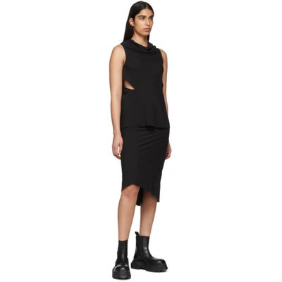 Shop Rick Owens Black Skorpio Tank Top In 09 Black