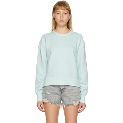 Shop Rag & Bone Rag And Bone Blue Frankie Side Zip Sweater In 450 Snowbls