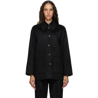 Shop Arch The Ssense Exclusive Black Silk & Cashmere Jacket