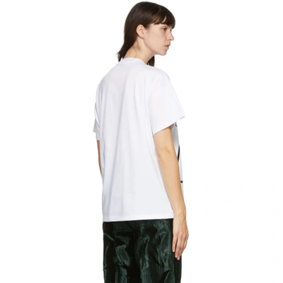 Shop Christopher Kane White Naturotica T-shirt