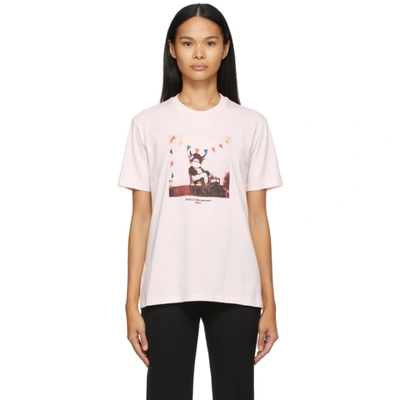 Shop Stella Mccartney Pink 'year Of The Ox' T-shirt In 7800 Sherbe