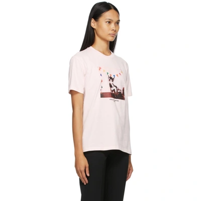 Shop Stella Mccartney Pink 'year Of The Ox' T-shirt In 7800 Sherbe