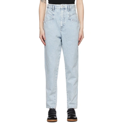 Shop Isabel Marant Blue Padeloisasr Jeans In 30lu Ltblue