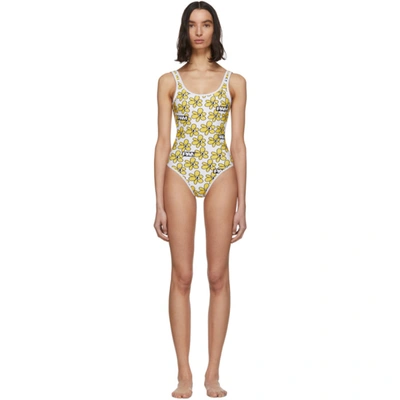 Shop Perks And Mini White Daisies One-piece Swimsuit In Dasi Daisie