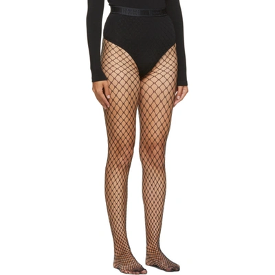 Shop Wolford Black Forties Tights In 7005 Black