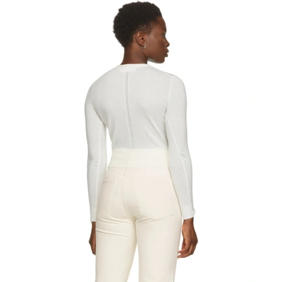 Shop Arch4 White Cashmere Blithfield Cardigan In Ivory