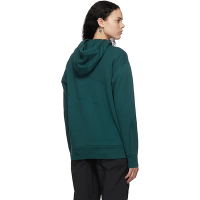 Shop A-cold-wall* Blue Contour Line Hoodie In Atla