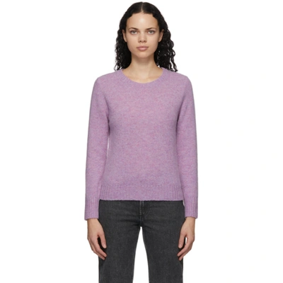 Shop Apc Purple Léonie Sweater In Pis Mauve