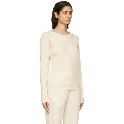 Shop Baserange Off-white Basic Sweatshirt In Off White