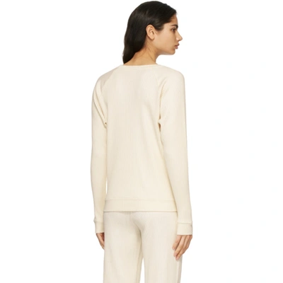 Shop Baserange Off-white Basic Sweatshirt In Off White