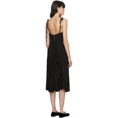 Shop Renli Su Ssense Exclusive Yvonne Dress In Black