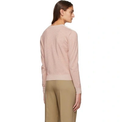Shop Lanvin Pink Barbar Edition Print Sweater In 51 Pale Pin
