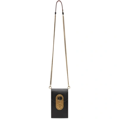 Christian Louboutin Elisa Leather Phone Pouch Leather Crossbody