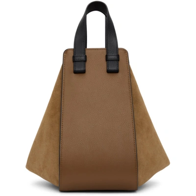 Shop Loewe Tan Small Hammock Bag In 3988 Oak